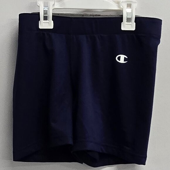 Champion L7061 Infinity Stretch Compression Boyshorts Blue Womens M